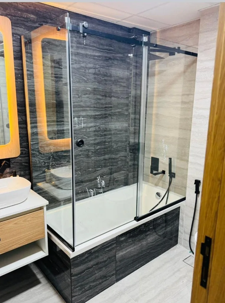 Marble Bathroom Finish — Renovation 786 Dubai